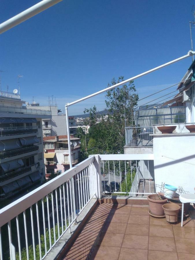 테살로니키 Cozy Penthouse Next To Metro Station 아파트 외부 사진